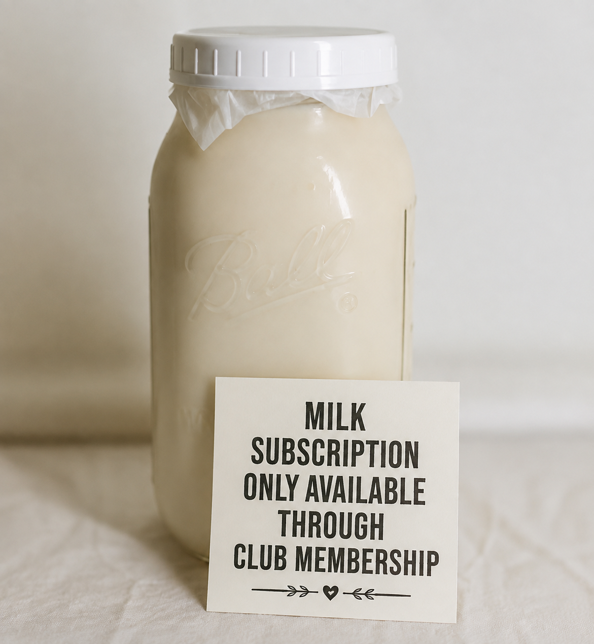 Milk Subscription (per half gallon)