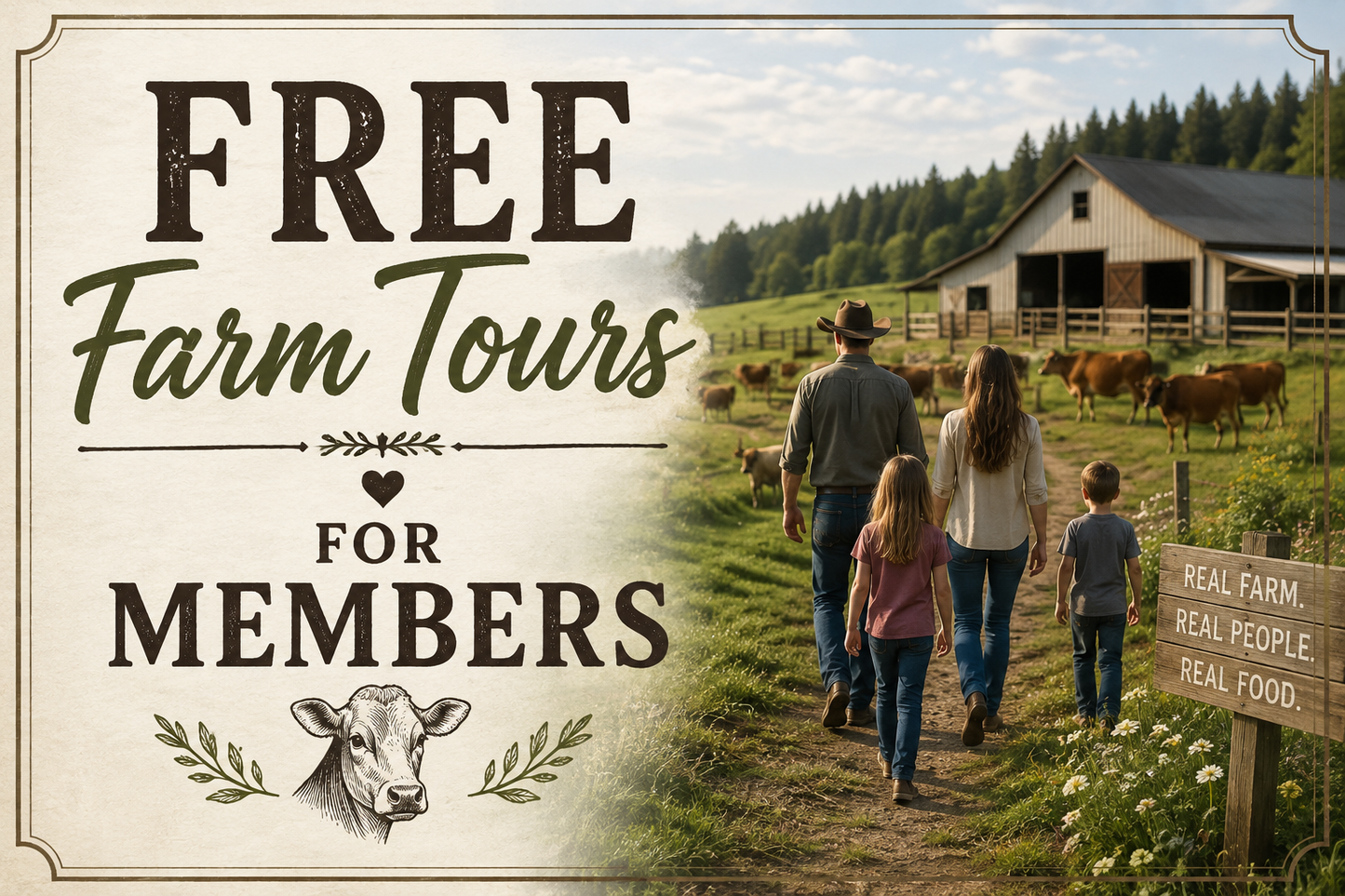 Free Farm Tour - Members Only!